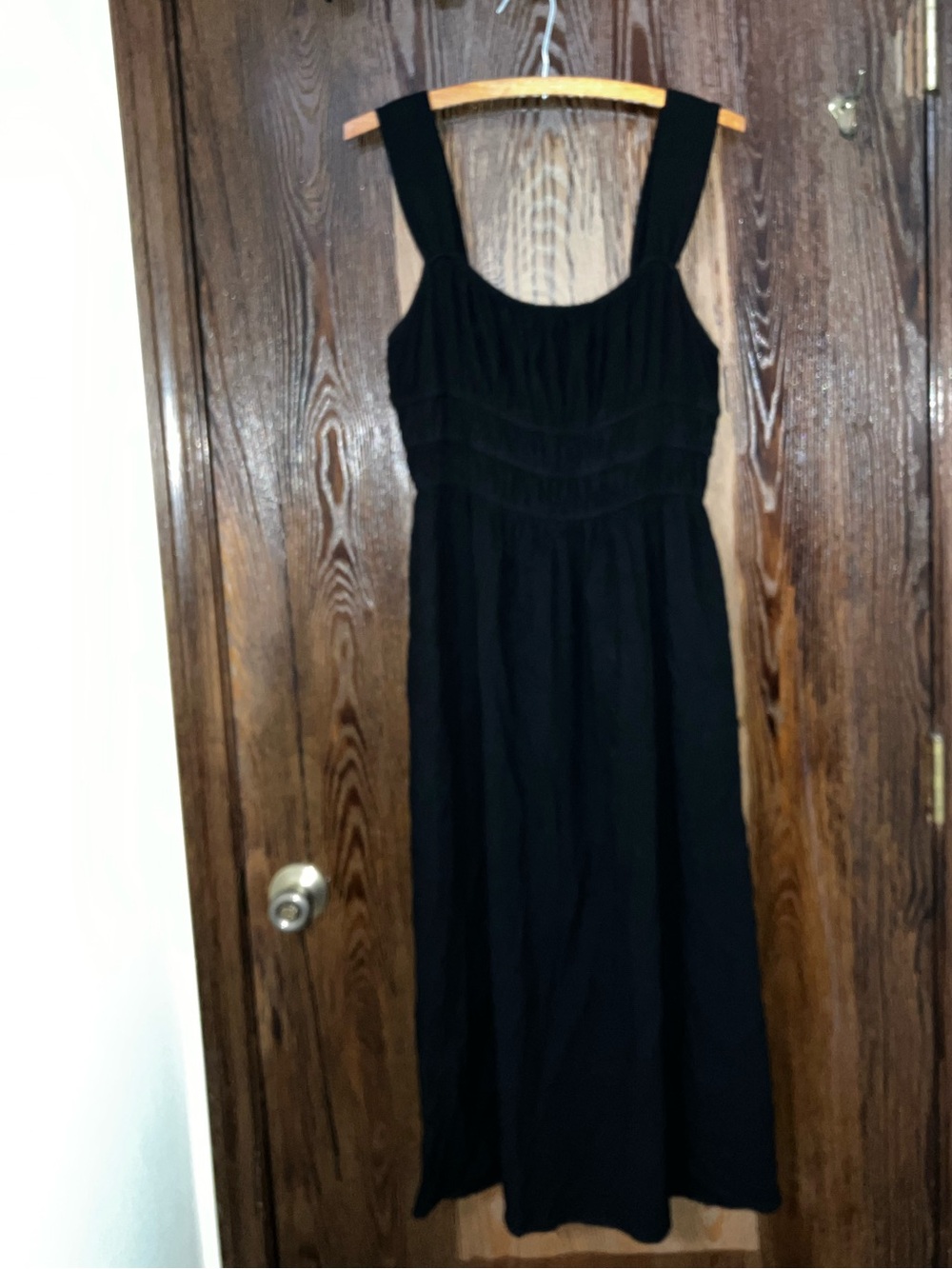 Forever 21 Black Maxi Dress with Wide Straps